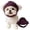 Purple#2, variant on Dog Beanie Hat with Ear Holes, Winter Hat for Dogs & Cats, Knit Dog Beanie with Ear Flaps, Warm Soft Dog Winter Hats for Small Medium Dogs, Cute Pet Beanie for Cold Weather(Pink)