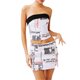 thumbnail image 1 of Txlixc Conjunto de Falda para Mujer, Top de Tubo Sin Mangas con Estampado de Periódico y Falda Ajustada Traje de Verano Txlixc Estilo de ocio, 1 of 9