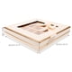 thumbnail image 2 of Houderco Caja De Regalo De Chocolate Beige Con Moño Y Gran Capacidad Para Fiestas Y Bodas, 2 of 6