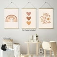 thumbnail image 3 of Boho Nursery Wall Art Baby Girl Room Decor Pictures Boho Rainbow Canvas Wall Art Decor Kids Toddler Posters You Are My Sunshine Nursery Prints Artwork for Baby Kids Room（Only canvas）, 3 of 6
