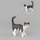 thumbnail image 2 of Juguetes para niños, regalos, ofertas, lindo gato, Animal, modelo de juguete, estatuilla, modelo, juguetes ornamentales, 2 of 3