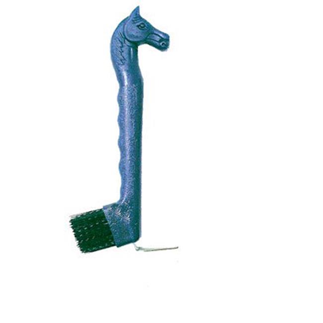 Intrepid International 222735 Horse Head Hoof Pick with Brush, Black