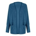 thumbnail image 3 of FASHIONWT Women Warm Soft Fuzzy Fleece Cardigan Open Front Jackets, 3 of 5