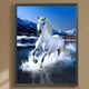 thumbnail image 1 of Cuadros Decorativos Pintura de diamante 5D DIY Kit de caballo de taladro redondo completo Decoración para el hogar Arte Artesanía Blanco Wdftyju embutido en tela, 1 of 7