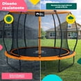 thumbnail image 4 of Trampolin Brincolin Little Monkey 12ft Pumpkin 3.6m Cama Elastica Uso Rudo, 4 of 8