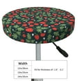 thumbnail image 4 of Disketp Strawberry Funda Redonda para Taburete, Funda de Cojín para Silla de Bar Suave y Elástica-12 inch, 4 of 7