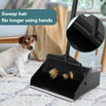thumbnail image 2 of SB Broom with Dustpan Combo Set for Office, Indoor&Outdoor Sweeping,Broom and Dustpan Set,Large Size and Stiff Broom Dust pan with Long Handle,Stand Up Broom and Dustpan,Rectangular, Angular, 2 of 7