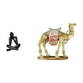 thumbnail image 1 of Figura de escritorio Pensador Escultura abstracta Estatua de animal de resina Figura de camello Adorno moderno con diseño creativo y detalles vívidos, 1 of 8