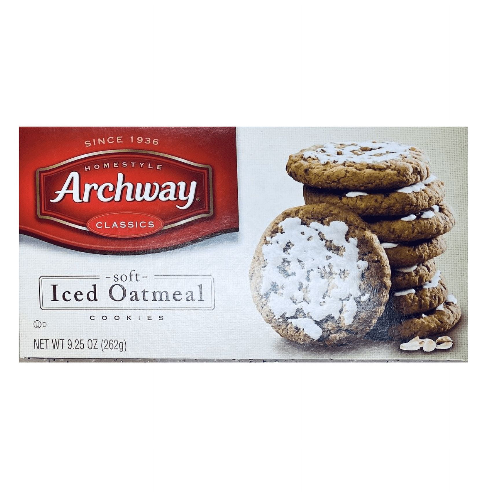 Archway Homestyle Classics Soft Iced Oatmeal Cookies 4 Boxes 9.25 oz