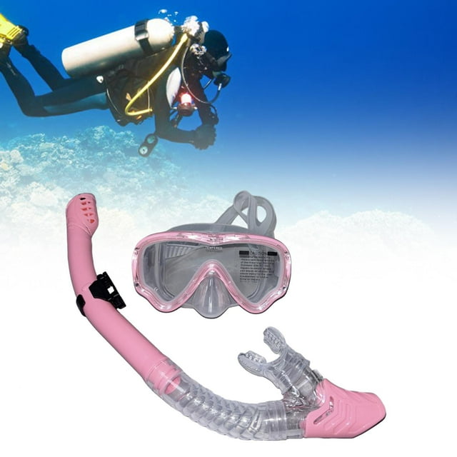 Máscara de buceo shamjiam con esnórquel Rosa