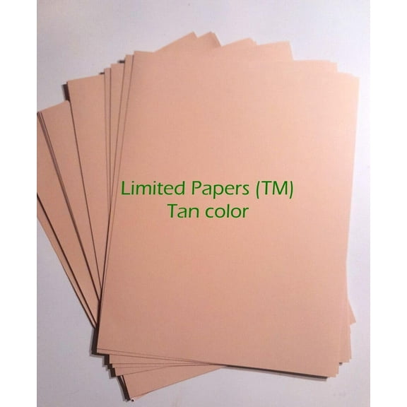 Copy And Print Paper, 11"x17", 24 lb, Tan, 500 Sheets (24 pound, 11"x17")