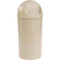 Rubbermaid Commercial Products 4592923 25 gal Marshal Waste Receptacles - Beige