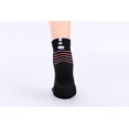 thumbnail image 3 of B&Q 6 Pairs Mens Mid Cut Quarter Black Athletic Cotton Breathable Performance Comfort Cushion Casual Ankle Socks, 3 of 5