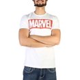 thumbnail image 1 of Marvel Comics Mens Core Logo T-shirtwhite,size:s-3xl,ttw53, 1 of 1