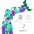 thumbnail image 3 of Mermaid Balloon Arch Kit Fish Tail Balloon Garland Kit Theme Party Decorations for Wedding Birthday Party Decor, 3 of 7