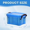 thumbnail image 7 of ACDANC Small Storage Containers with Lids,Blue Small Plastic Containers for Organizing,Small Storage Bins for Desk,Small Containers and Small Bins,Mini Transparent Storage Box, 7 of 7