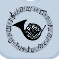 thumbnail image 4 of Inktastic French Horn Music Boys or Girls Baby Bib, 4 of 4