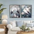 thumbnail image 2 of Stupell Industries Shore Line Magic Birds 2 Piece Gray Framed Floater Canvas Set design by Steve Hunziker, 31 x 25, 2 of 9