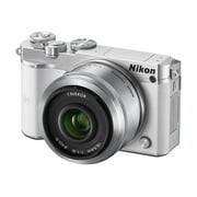 Nikon 1 J5 - Digital camera - mirrorless - 20.8 MP - 4K - 3x optical zoom 1 NIKKOR VR 10-30mm PD-ZOOM lens - Wi-Fi, NFC - white