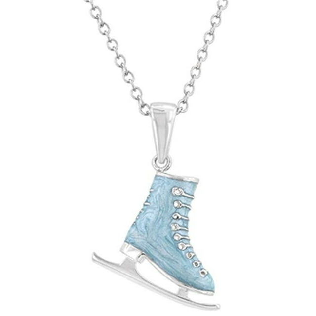 Kate Bissett P11362R-V02 Pendentif Patin à Glace Émaillé