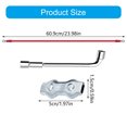 thumbnail image 3 of 25Pcs Corrosions Resistant Polyethylene Wire Rope Clamps Designs Accessory for Secure Electrical Fencing Connection, 3 of 8
