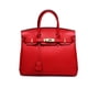 thumbnail image 1 of 2025 Bolso de mujer de cuero genuino de nuevo estilo europeo y americano, primera capa de piel de vaca, bolso de platino con patrón de lichi a la moda, bolso de hombro para mujer, 1 of 4