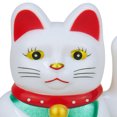 thumbnail image 2 of Gato De La Fortuna Haciendo Señas Solar Beckoning Fortune Cat ondeando automáticamente lindo para la decoración del coche de la oficina en casa, 2 of 7