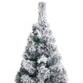 thumbnail image 3 of vidaXL Slim Artificial Pre-lit Christmas Tree with Ball Set Green 240 cm, 3 of 5