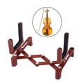 thumbnail image 3 of EeaseCA Violin Folding Stand Support Professional Portable Foldable Display Musical Instrument Fiddle Floor Holder Rack Accessories (Dark Red), 3 of 7