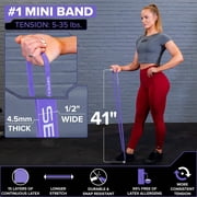 Serious Steel Fitness 41 Pull Up Band - Stretching, Exercising, Resistance Training Band #1 (5 - 35 lbs)