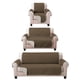 thumbnail image 1 of Juego de Protector Cubre Sala Doble Vista Capitonado, Incluye: Protector de Sofá, Love Seat y Sillón Individual. ALMENDRA, 1 of 6