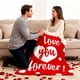 thumbnail image 5 of Manta de franela para San Valentín | Suave y cálida manta de poliéster | Funda de siesta con estampado digital | Multicolor 130 x 90 cm | Manta ligera y transpirable para sofá cama y hombros, 5 of 6