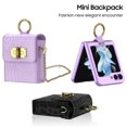 thumbnail image 3 of Samsung Galaxy Z Flip Series | Electroplated Phone Case + Crocodile Pattern,iPhone 14 Pro Max, 3 of 10