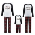 thumbnail image 1 of Pyjamas de Noël Assortis pour Vacances en Famille Imprimé Mignon Pyjamas une Pièce Xmas à Capuche Vêtements de Nuit, 1 of 10