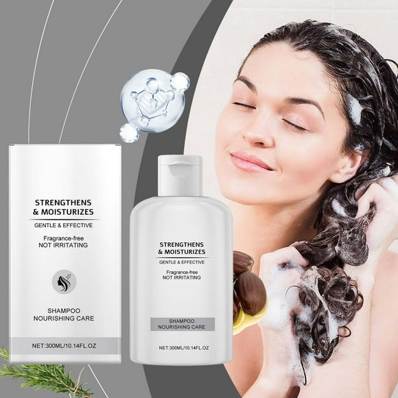 Moisturizing And Strengthening Shampoo Nourishing Care Shampoo Scalp Care Shampoo Health Scalp Shampoo Hydration Frizz Control And Color Protection 300ml