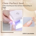 thumbnail image 4 of Modelones 9 in One Nail Glue Gel Base Coat Brush On Nail Polish Glue 15ml for Tips, Rhinestones, Blooming Art Gel Kit for Acrylic Tips U V Lamp Needed, 4 of 7