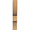 thumbnail image 2 of 4"W x 12"D x 28"H Ridgewood Rough Sawn Corbel, Western Red Cedar, 2 of 9