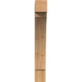 thumbnail image 2 of Ekena Millwork 5 1/2"W x 28"D x 40"H Thorton Block Smooth Bracket, Western Red Cedar, 2 of 25