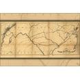 thumbnail image 1 of 24"x36" Gallery Poster, Map of coal & timber of Allegheny RailRoad 1850, 1 of 1