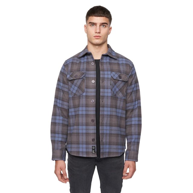 Duck and Cover Mens Willington Checked Overshirt
