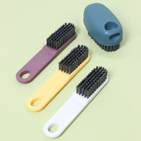 

Multifunctional Portable Household Dormitory Clothes Shoes Brush Cleaning Tool Purple PP PET