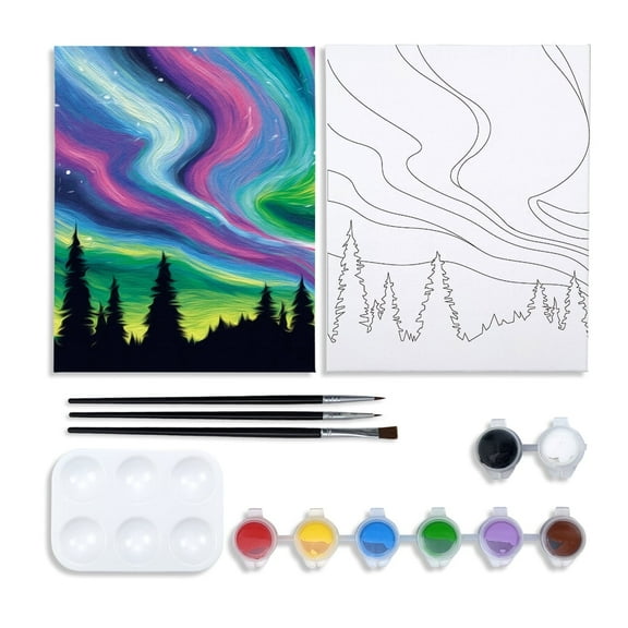VOCHIC Starry Night Canvas Painting Art Kit