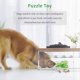 thumbnail image 5 of BEMS-Juguetes interactivos para perros verdes, dispensador de comida para perros con tres agujeros, 5 of 5