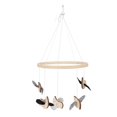 thumbnail image 1 of Campanas de viento de animales de madera hechas a mano, campanillas de viento colgantes para Patio, jardín, césped, balcón, sala de estar y dormitorio, 1 of 8