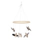 thumbnail image 1 of Campanas de viento de animales de madera hechas a mano, campanillas de viento colgantes para Patio, jardín, césped, balcón, sala de estar y dormitorio, 1 of 8