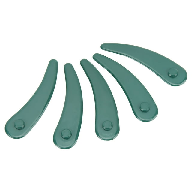 Cuchillas de ABS para cortacésped, 25 piezas, cuchillas de plástico para cortacésped, cuchillas de plástico para cortacésped, compactas y ligeras