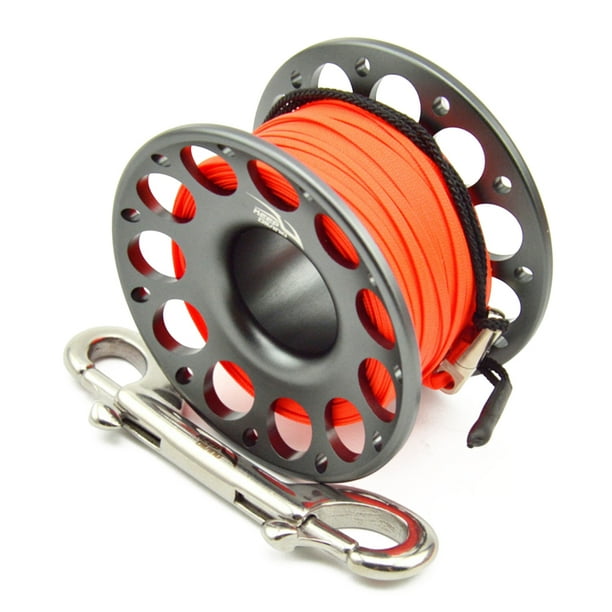 Carretes de buceo Gancho de doble cabeza Durable Cuerda de buceo Cuerda de buceo Equipo de buceo en cuevas