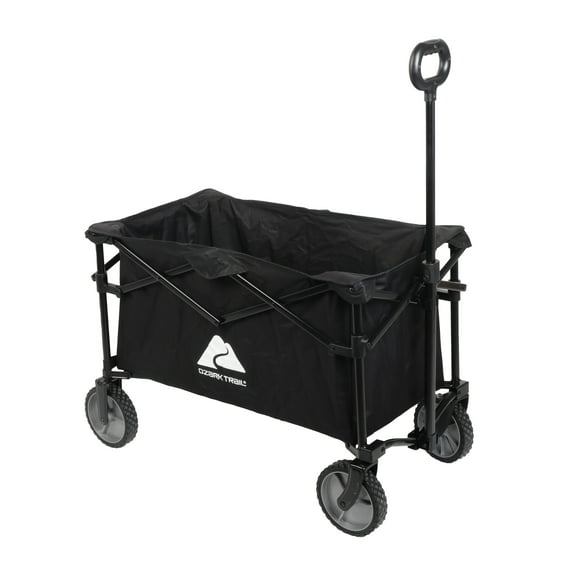 Ozark Trail Multi-Purpose Big Bucket Cart, Black Wagon