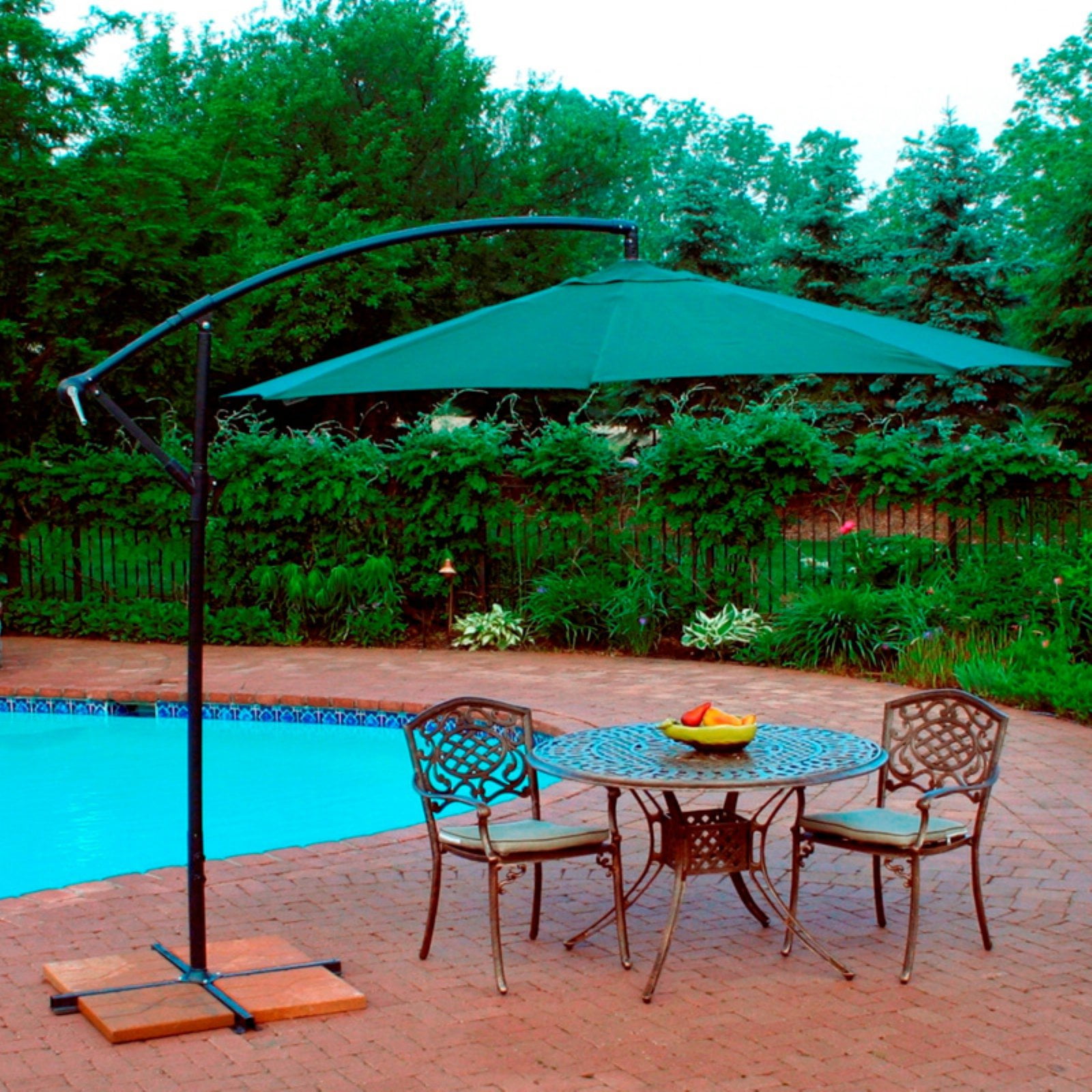 Oakland Living 10 Ft Cantilever Umbrella Walmart Com Walmart Com