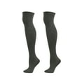 thumbnail image 1 of Mialoley Men Football Socks, Knitting Solid Color Knee-High Tube Elastic Sports Adult Male Long Socks, 1 of 5
